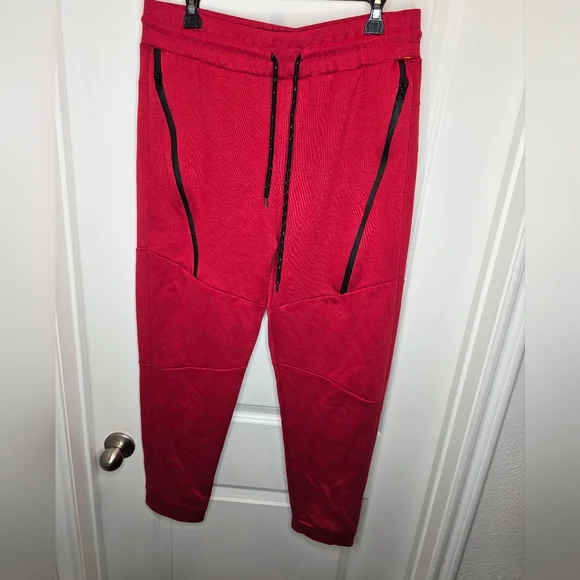 Royal Blue Men's Drawsting Trainer Pants, Size XL - Picture 3 of 6